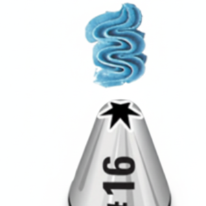 16 Open Star Piping Tip