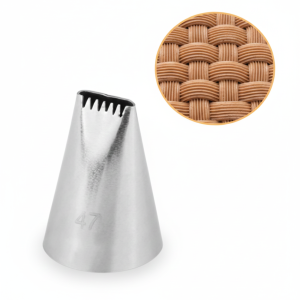 47 Basket Weave Piping Tip