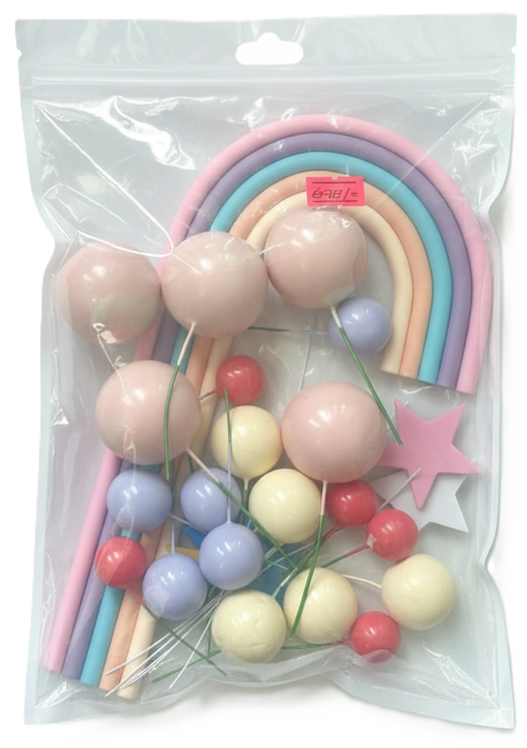 Rainbow Cake Toppers